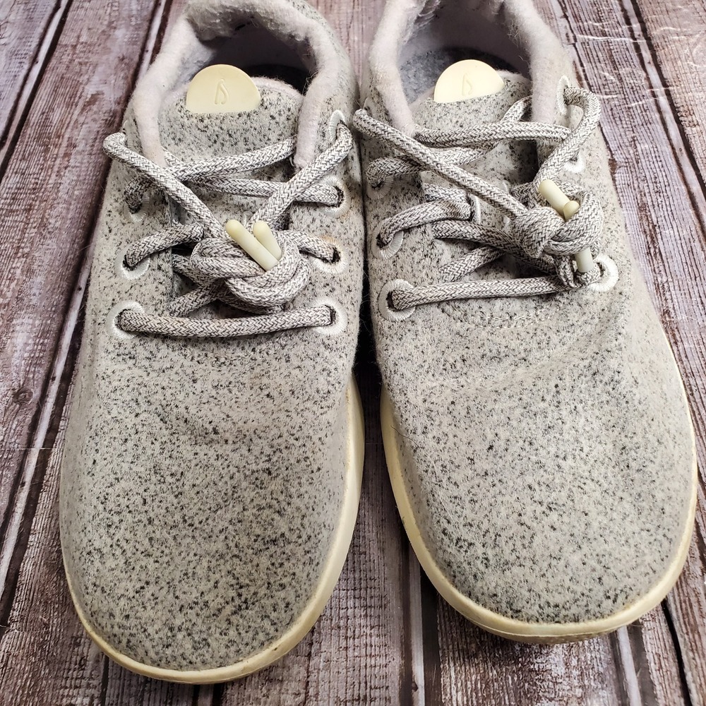 Allbirds Womens Wool Runner Mizzle Light Gray White Size 9 - Picture 15 of 15